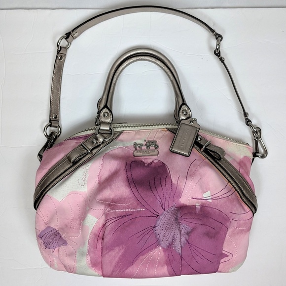 Coach Handbags - Coach Sophia Madison Floral Print17002 Satchel